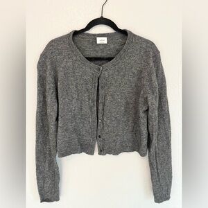Aritzia Gray Women's Cardigan Sweater
